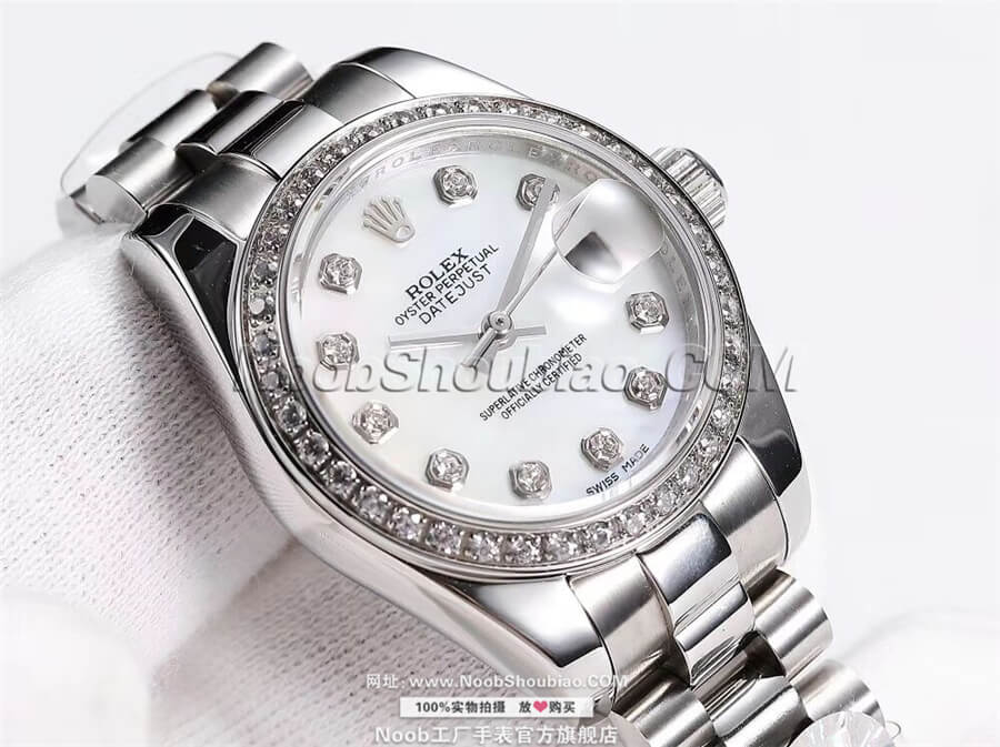 Rolex 劳力士 datejust 日志型 白面镶钻 