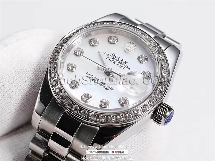 Rolex 劳力士 datejust 日志型 白面镶钻 