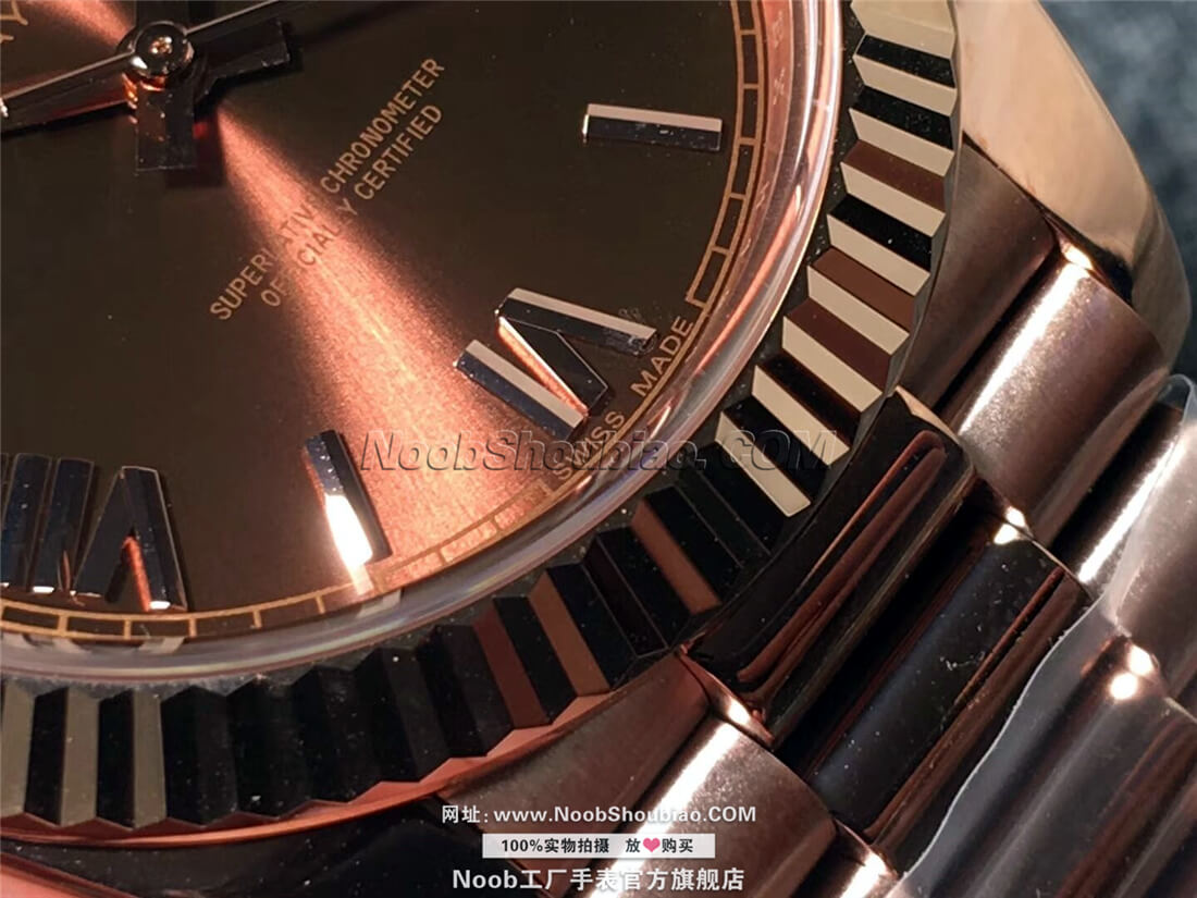 Rolex 劳力士 星期日历型40系列 m228235-0002 咖啡色 18K玫瑰金 