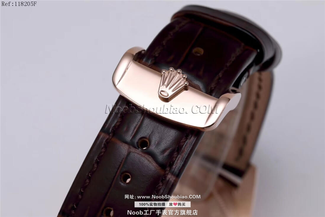 Rolex 劳力士手表 星期日历型36系列 118205F 三角坑纹外圈 