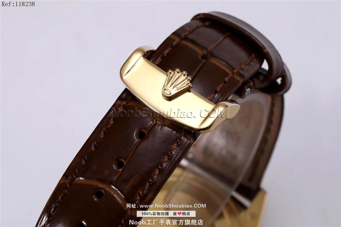 Rolex 劳力士手表 星期日历型36系列 118238黑盘 镶钻红宝石