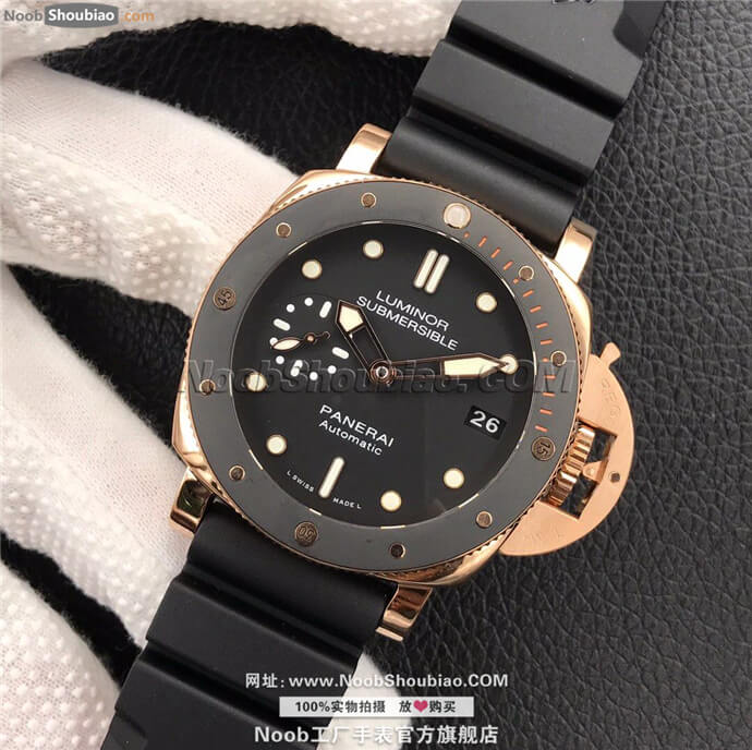 沛纳海 Panerai LUMINOR SUBMERSIBLE 1950 3 DAYS AUTOMATIC ORO ROSSO PAM00684 Pam684 玫瑰金 霍建华同款