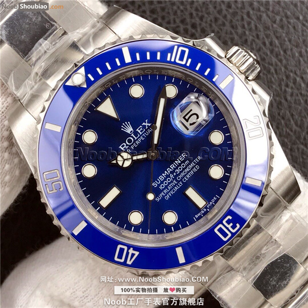 N厂手表V7版劳力士Rolex潜航者蓝水鬼116619LB