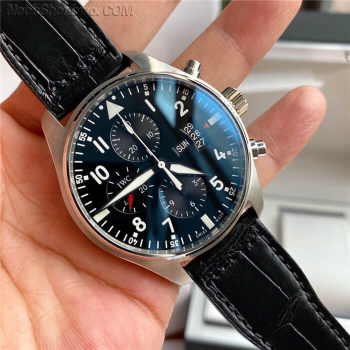 【原厂配件组装】IWC万国表手表 飞行员系列  CHRONOGRAPH计时腕表 系列 IW377701(飞计)