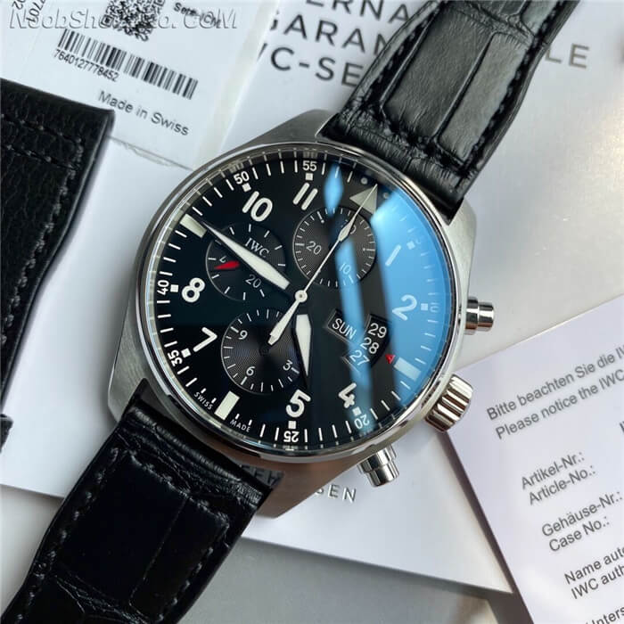 【原厂配件组装】IWC万国表手表 飞行员系列  CHRONOGRAPH计时腕表 系列 IW377701(飞计)