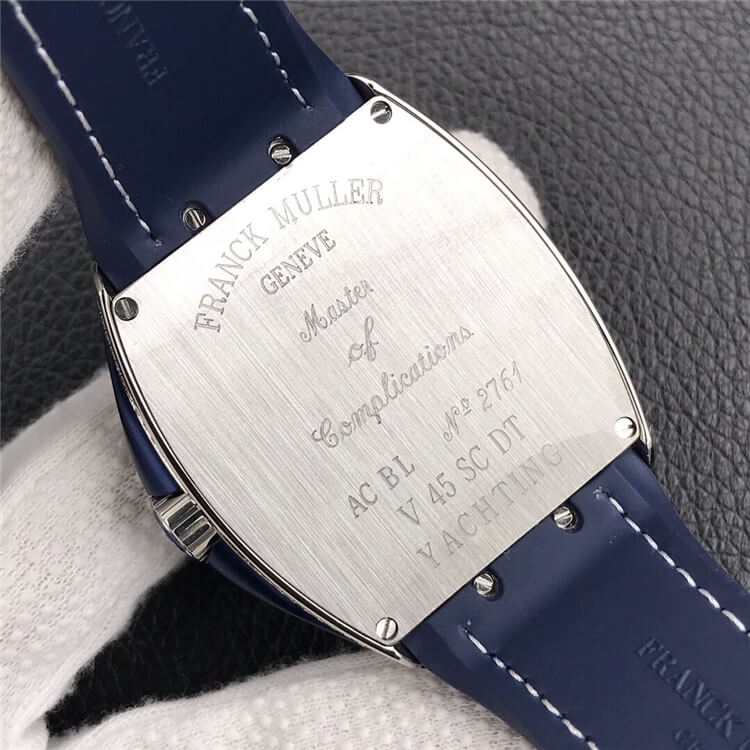 法兰克穆勒  Franck Muller Vanguard Classical V 45 游艇系列  镶钻 蓝盘 
