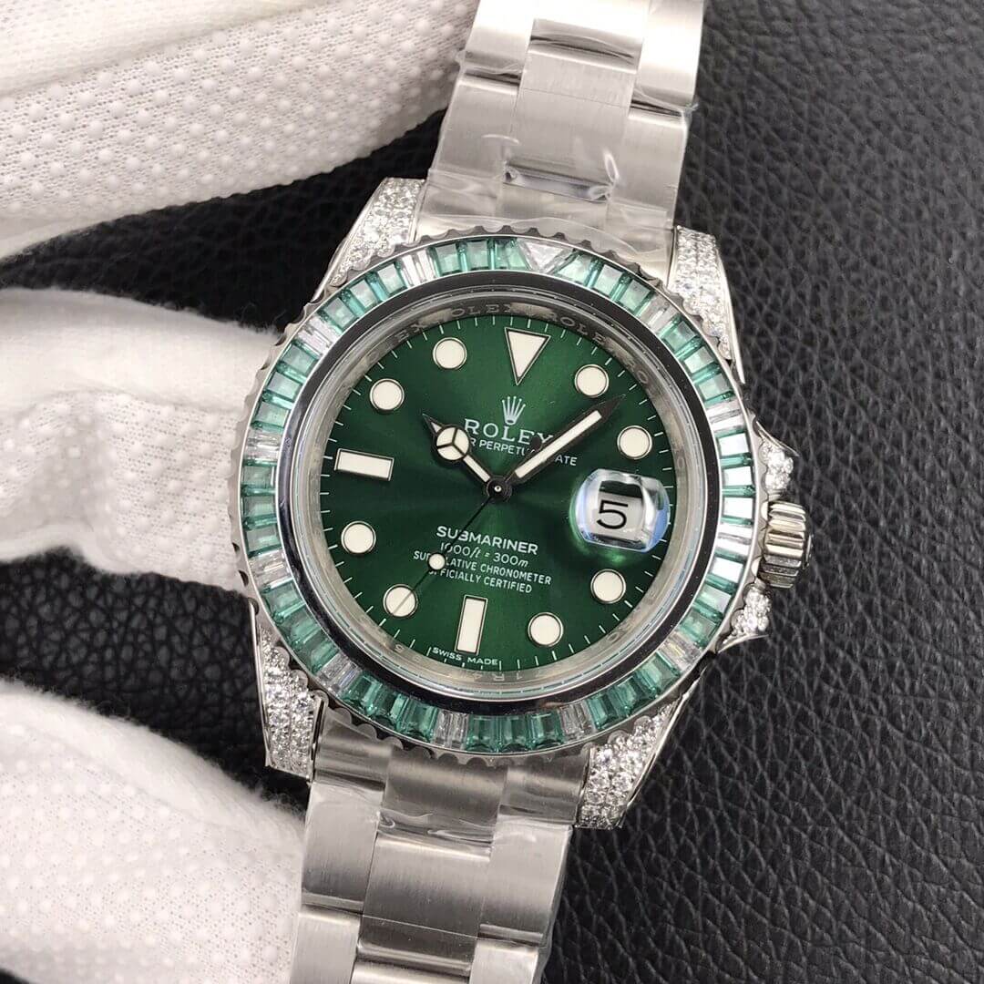 劳力士 Rolex 潜航者 Submariner M116610LV-0002 绿水鬼 Green Diamond“绿钻圈” - N厂 V10