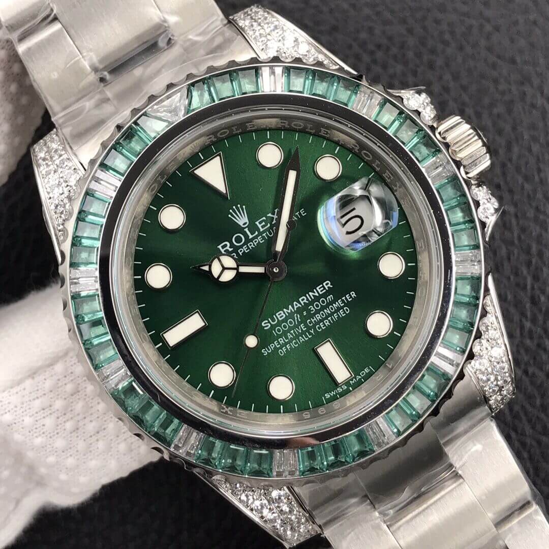 劳力士 Rolex 潜航者 Submariner M116610LV-0002 绿水鬼 Green Diamond“绿钻圈” - N厂 V10