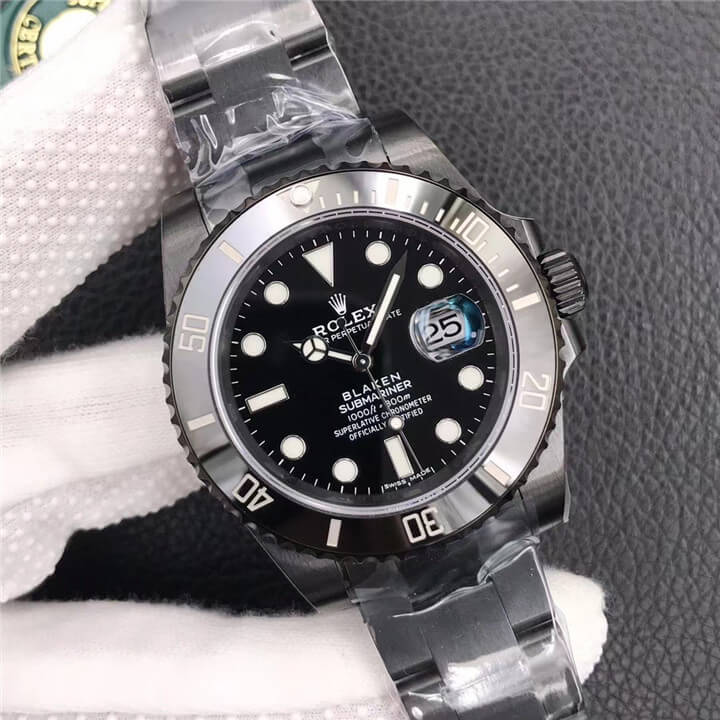 劳力士 Rolex 潜航者 Submariner 德国Blaken改装厂 SUBMARINER DATE 黑水鬼