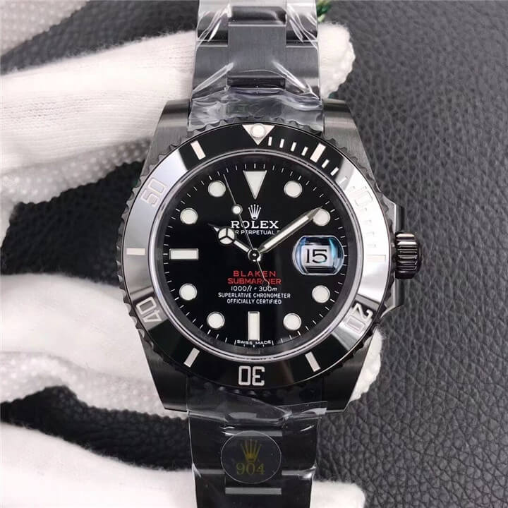 劳力士 Rolex 潜航者 Submariner 德国Blaken改装厂 SUBMARINER DATE 黑水鬼