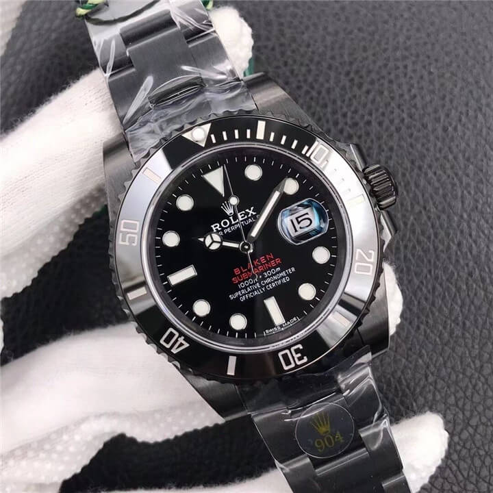 劳力士 Rolex 潜航者 Submariner 德国Blaken改装厂 SUBMARINER DATE 黑水鬼