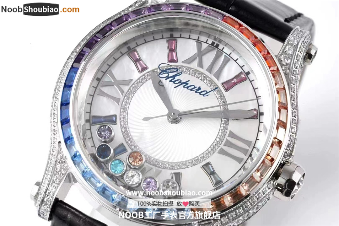 萧邦 chopard Happy Sport 彩钻腕表