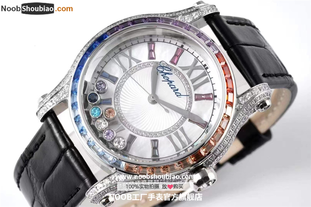 萧邦 chopard Happy Sport 彩钻腕表