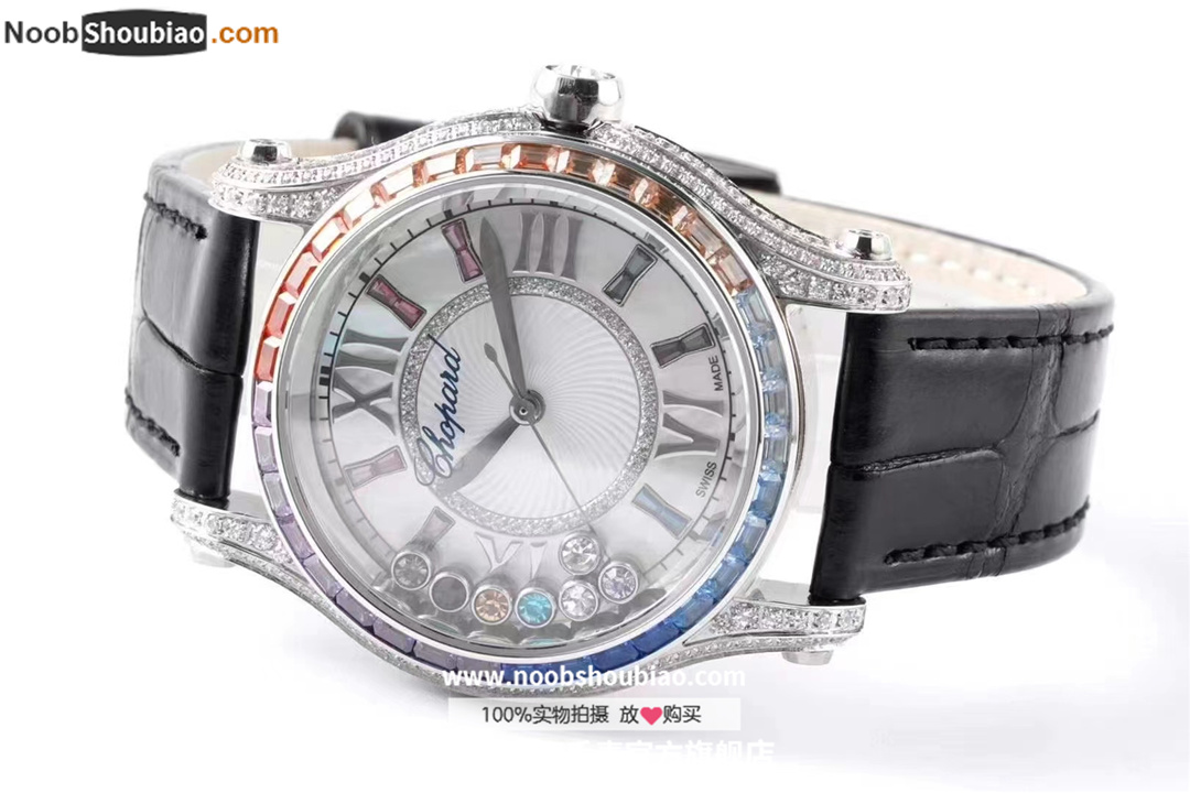 萧邦 chopard Happy Sport 彩钻腕表