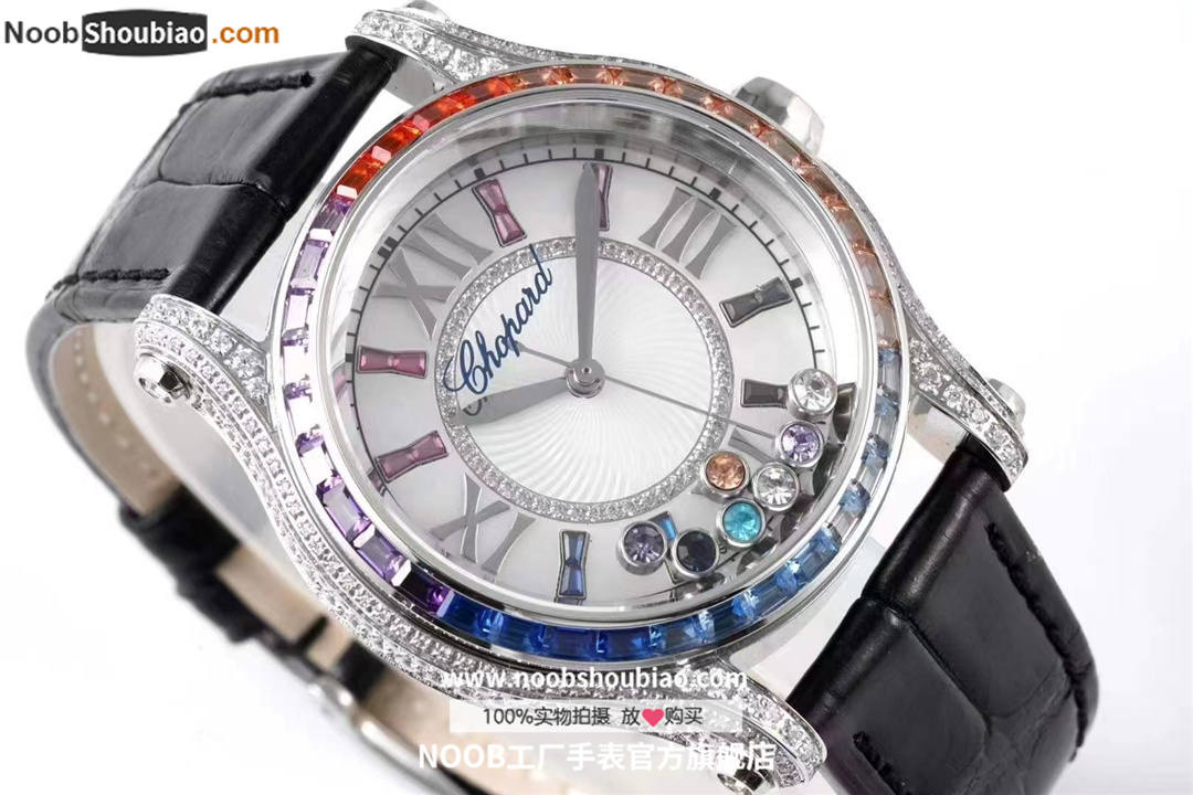 萧邦 chopard Happy Sport 彩钻腕表