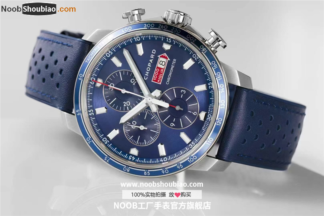 萧邦 经典赛车系列 MILLE MIGLIA GTS AZZURRO CHRONO系列 168571-3007